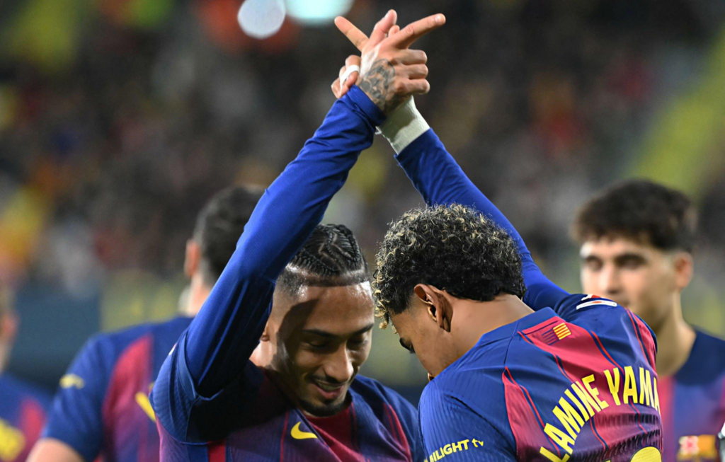 Villarreal 0-2 Barcelona: Barça end 2025 four points clear at top of LaLiga
